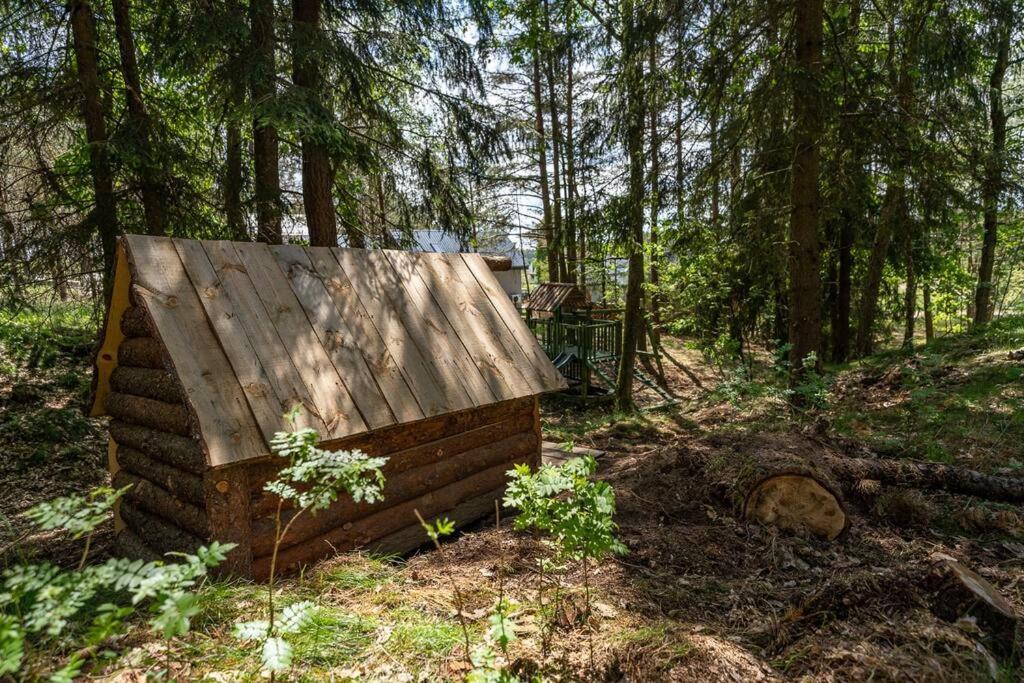 Wrzosowe Wzgorze - Domek Wiejski Klaczno Exteriör bild