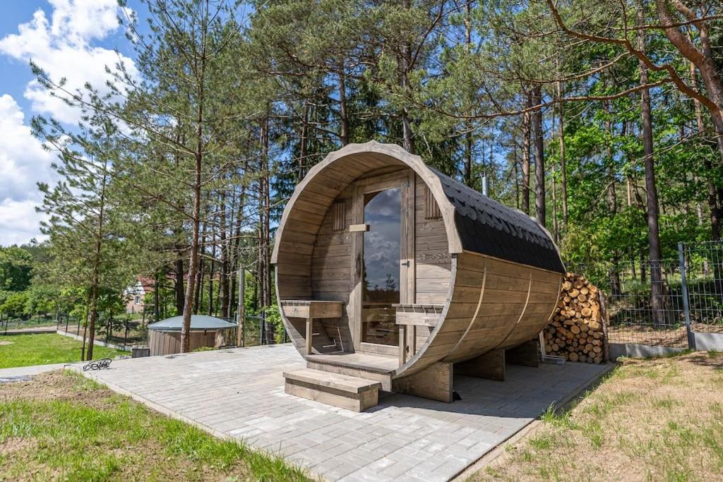 Wrzosowe Wzgorze - Domek Wiejski Klaczno Exteriör bild